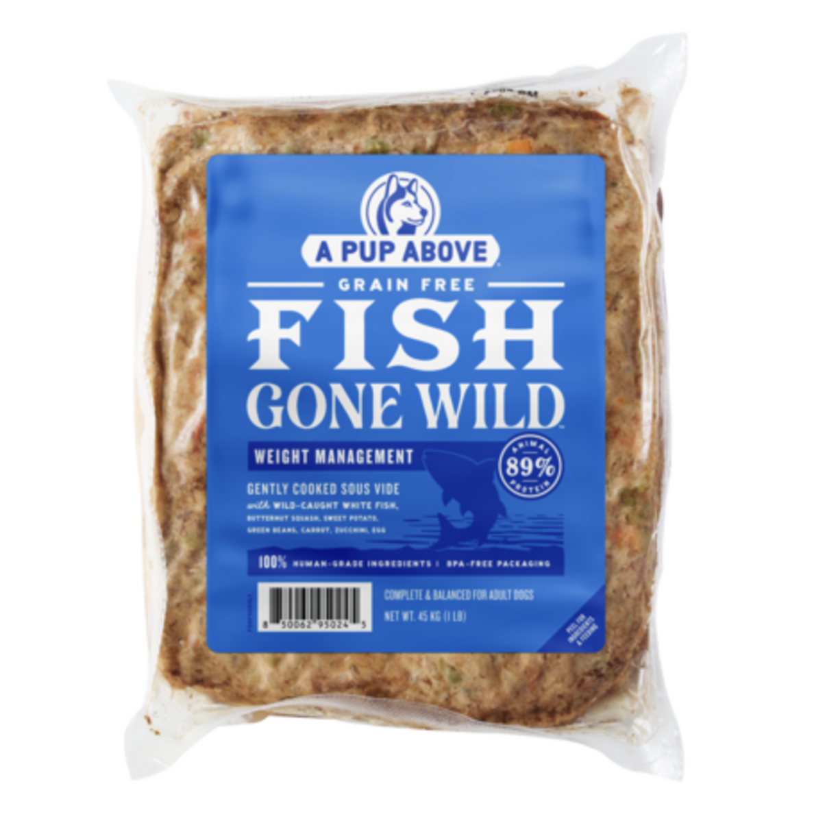 A Pup Above Fish Gone Wild