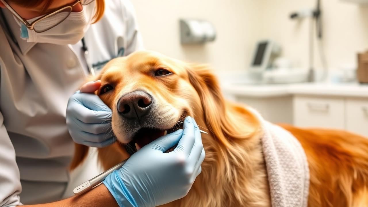 Pet dental cleaning