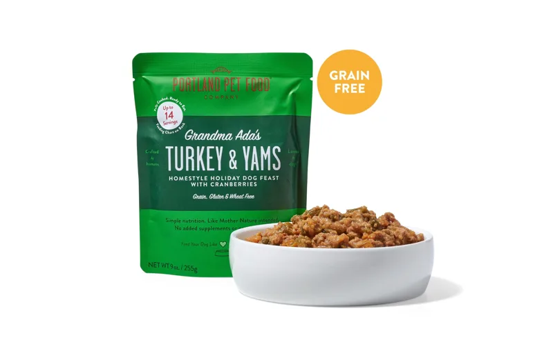 Portland Pet Food Grandma Ada's Turkey & Yams Meal Pouch