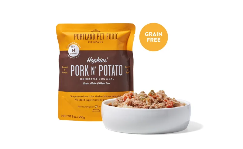 Portland Pet Food Hopkins Pork & Potato Meal Pouch